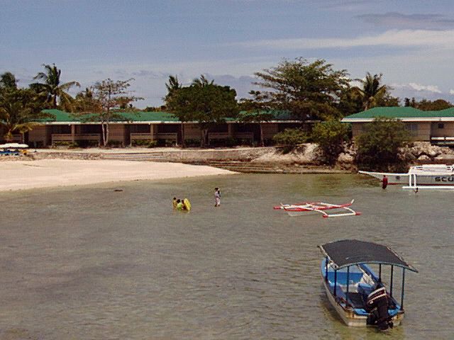 Mactan Island Philippines Ocean beach boats diving